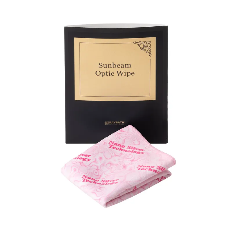 Czyścik Sunbeam Optic Wipe różowy Raypath